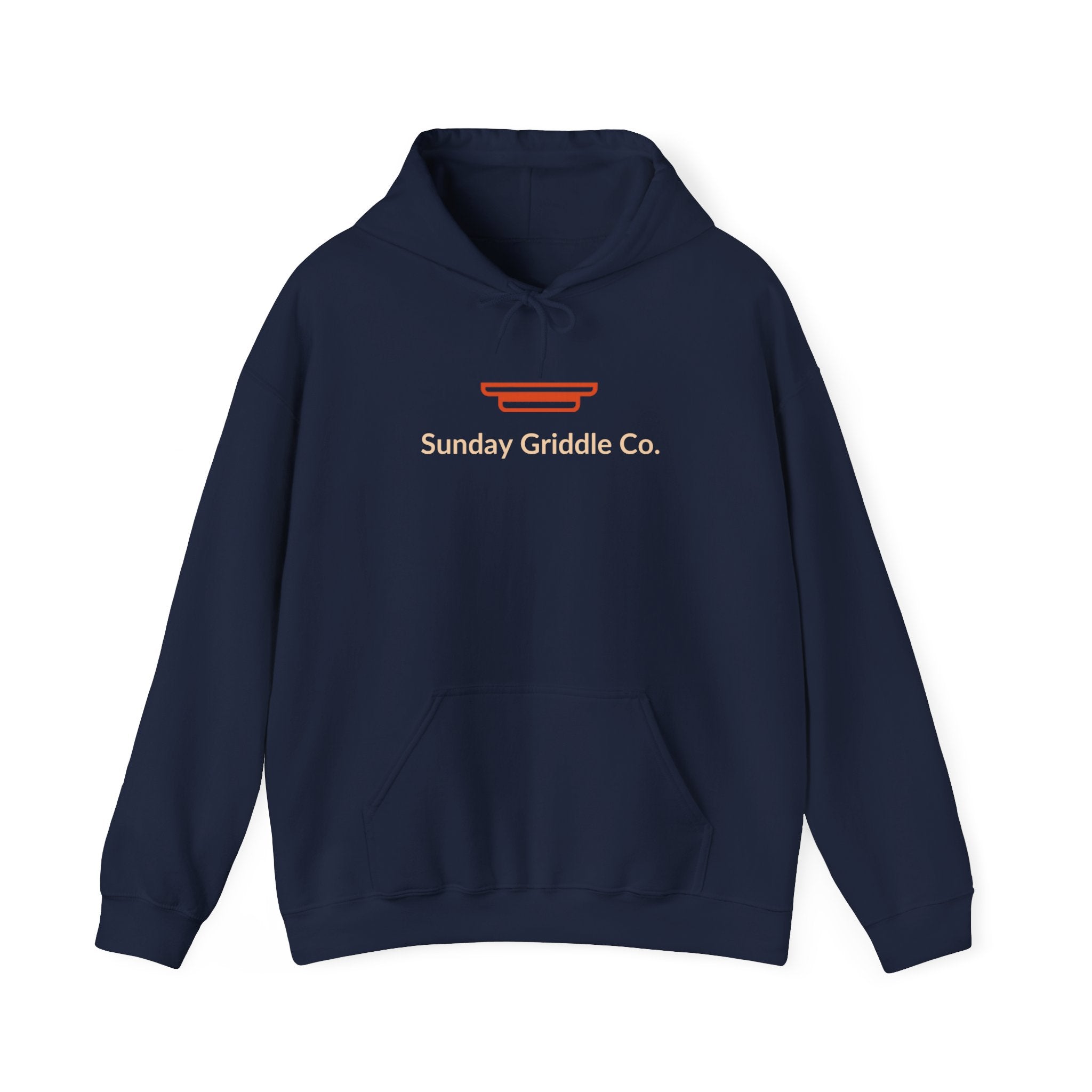 Sunday Griddle Co. Signature Hoodie — Flat Top Grill Sweatshirt | BBQ Hoodie | Backyard Cook Gift