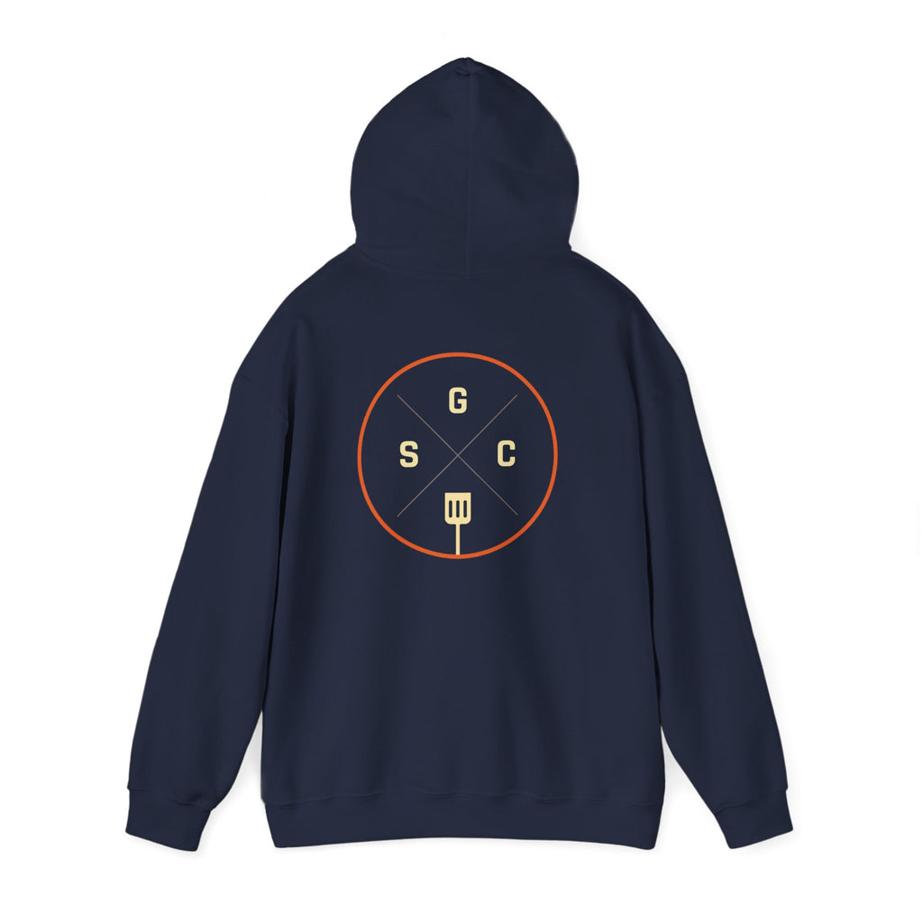 Sunday Griddle Co. Signature Hoodie — Flat Top Grill Sweatshirt | BBQ Hoodie | Backyard Cook Gift