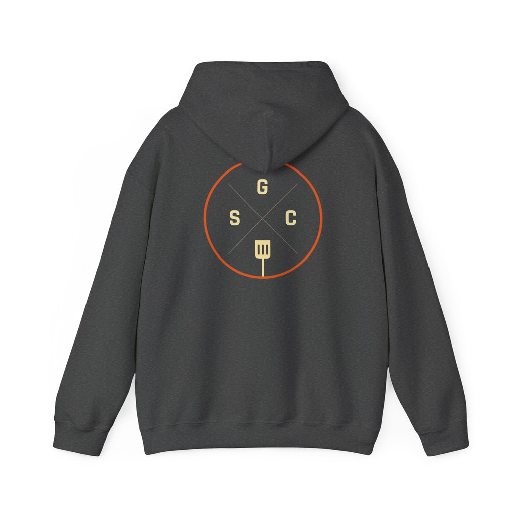 Sunday Griddle Co. Signature Hoodie — Flat Top Grill Sweatshirt | BBQ Hoodie | Backyard Cook Gift