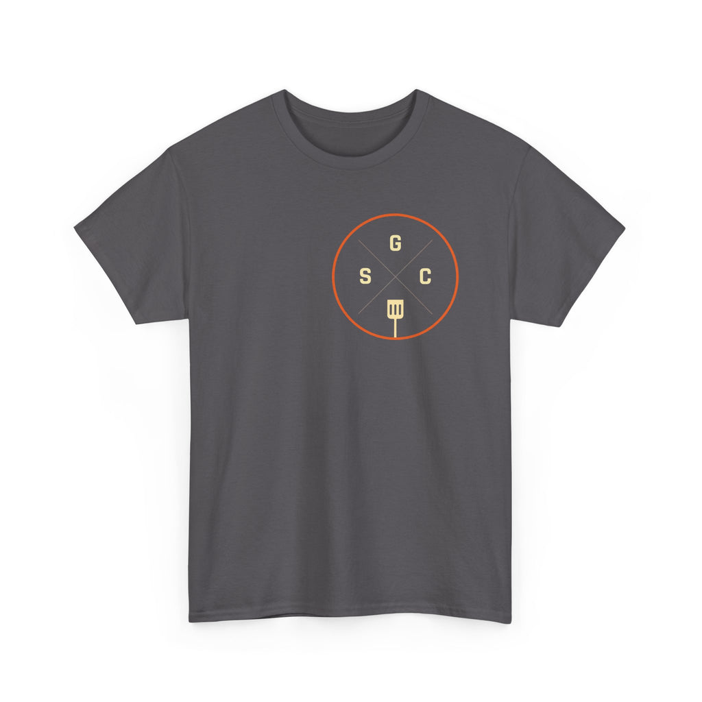 Sunday Griddle Co. Heavy Cotton Tee — Flat Top Grill Shirt | BBQ T-Shirt for Men