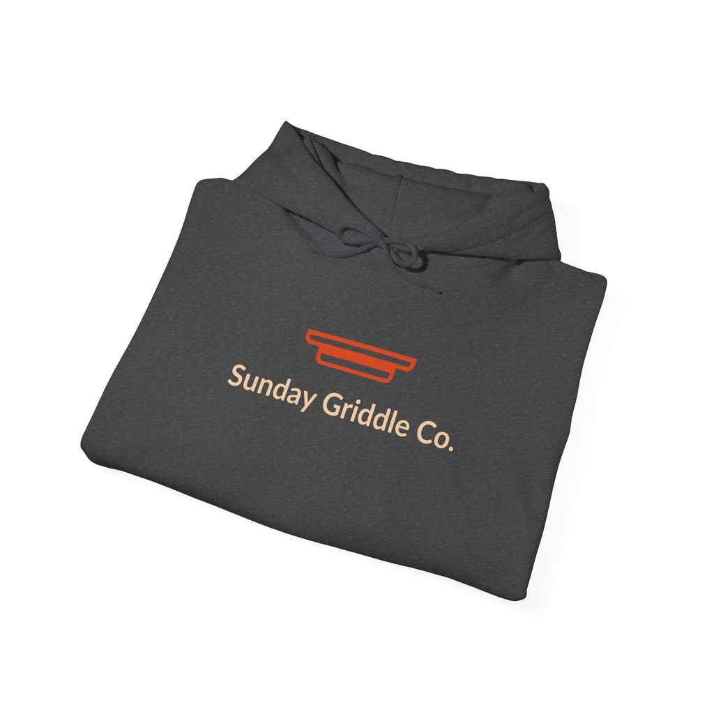 Sunday Griddle Co. Signature Hoodie — Flat Top Grill Sweatshirt | BBQ Hoodie | Backyard Cook Gift