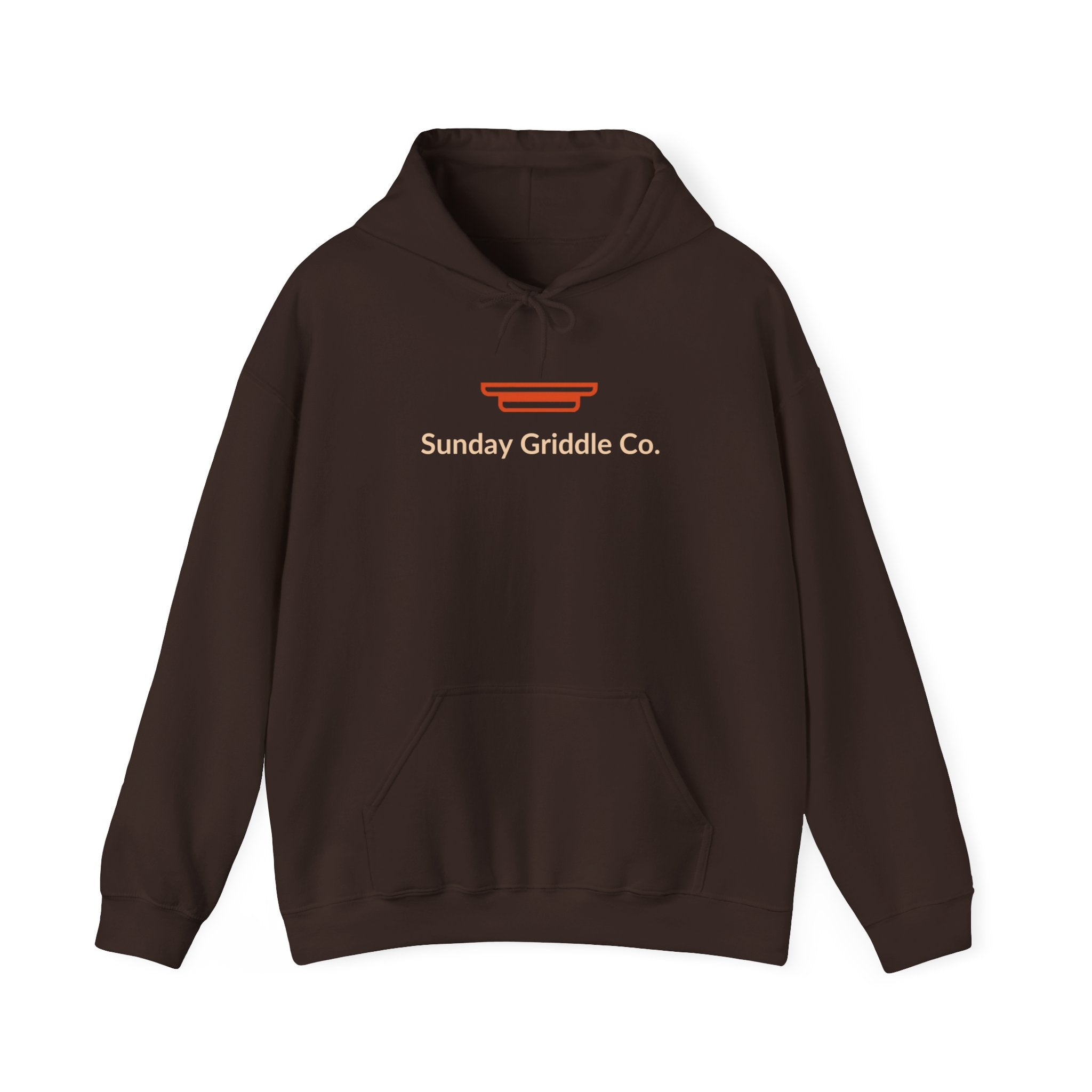 Sunday Griddle Co. Signature Hoodie — Flat Top Grill Sweatshirt | BBQ Hoodie | Backyard Cook Gift