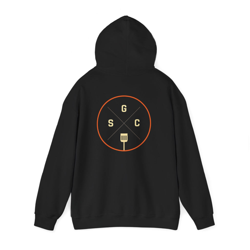 Sunday Griddle Co. Signature Hoodie — Flat Top Grill Sweatshirt | BBQ Hoodie | Backyard Cook Gift