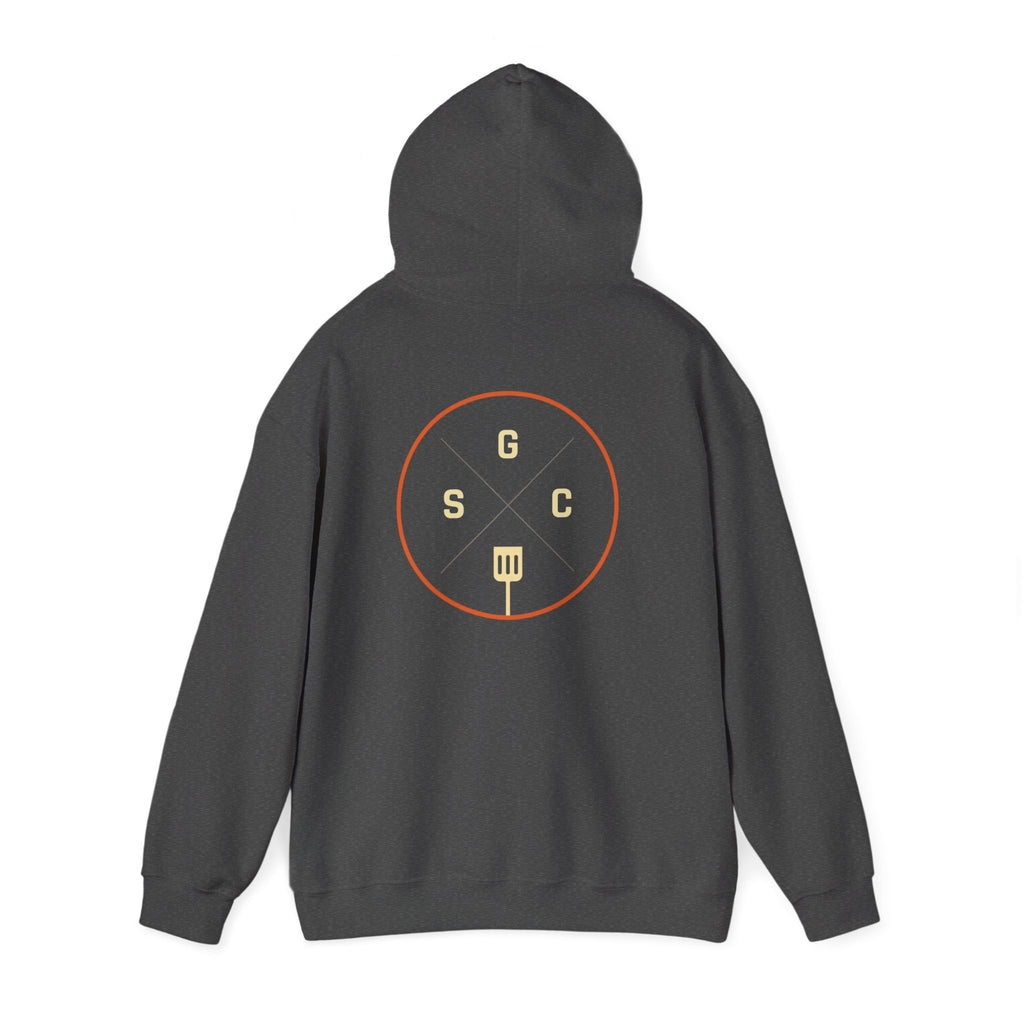 Sunday Griddle Co. Signature Hoodie — Flat Top Grill Sweatshirt | BBQ Hoodie | Backyard Cook Gift