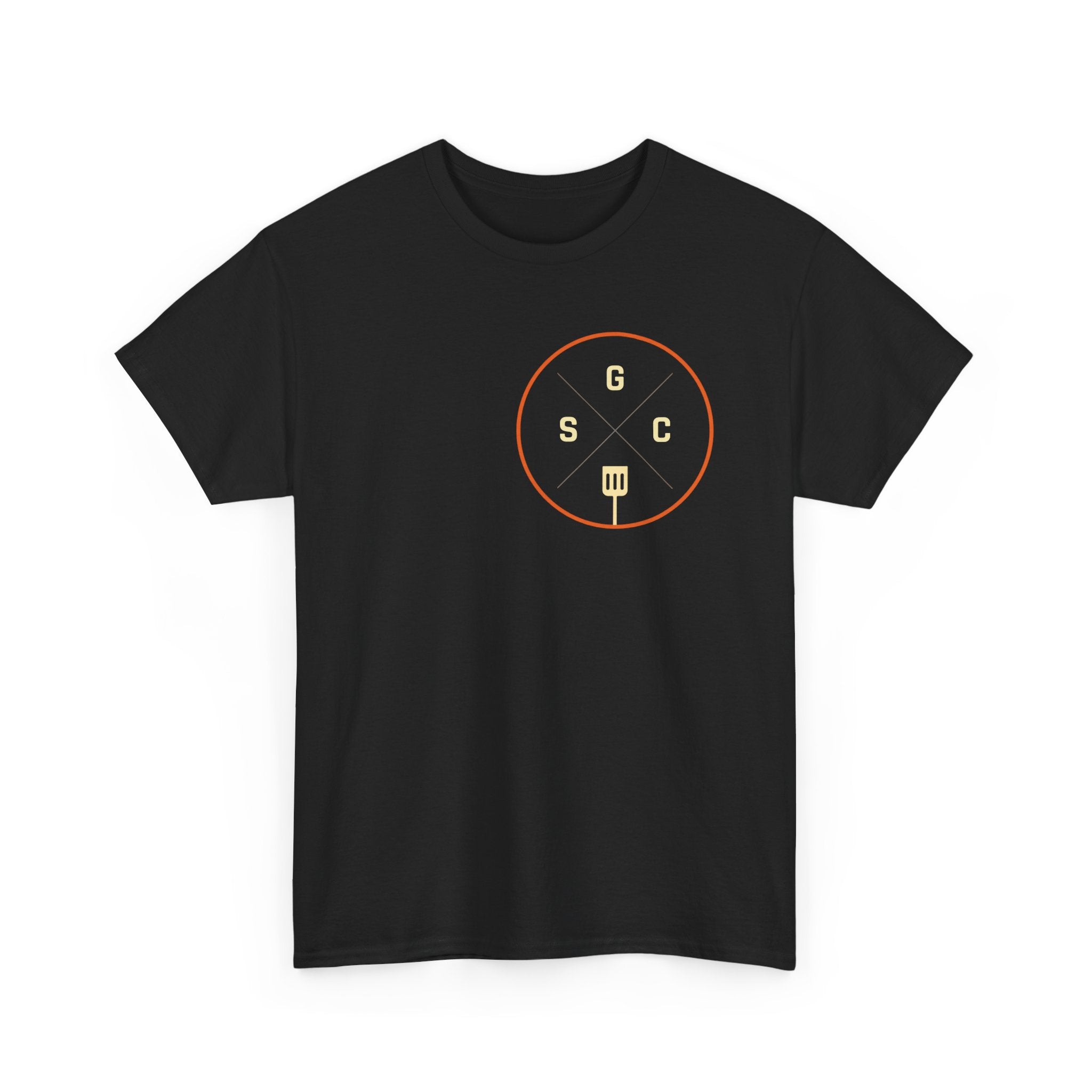 Sunday Griddle Co. Heavy Cotton Tee — Flat Top Grill Shirt | BBQ T-Shirt for Men