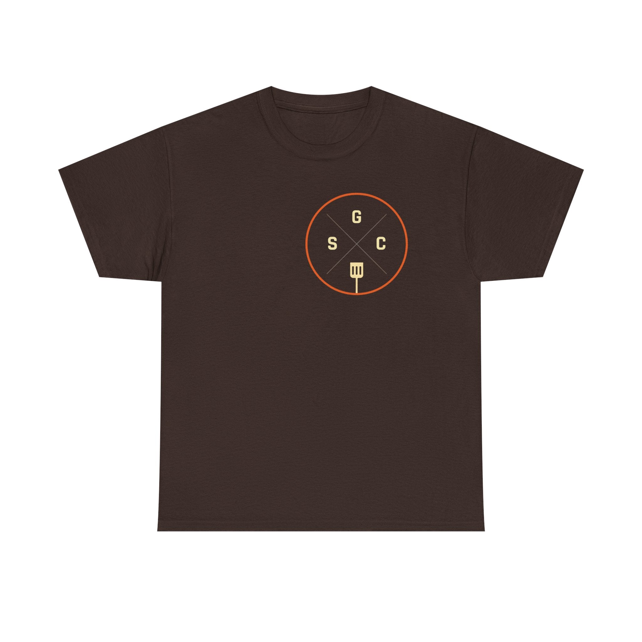 Sunday Griddle Co. Heavy Cotton Tee — Flat Top Grill Shirt | BBQ T-Shirt for Men