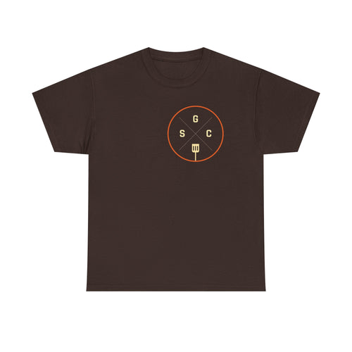 Sunday Griddle Co. Heavy Cotton Tee — Flat Top Grill Shirt | BBQ T-Shirt for Men