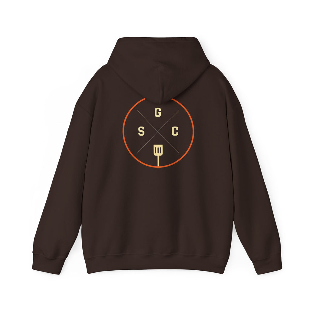 Sunday Griddle Co. Signature Hoodie — Flat Top Grill Sweatshirt | BBQ Hoodie | Backyard Cook Gift