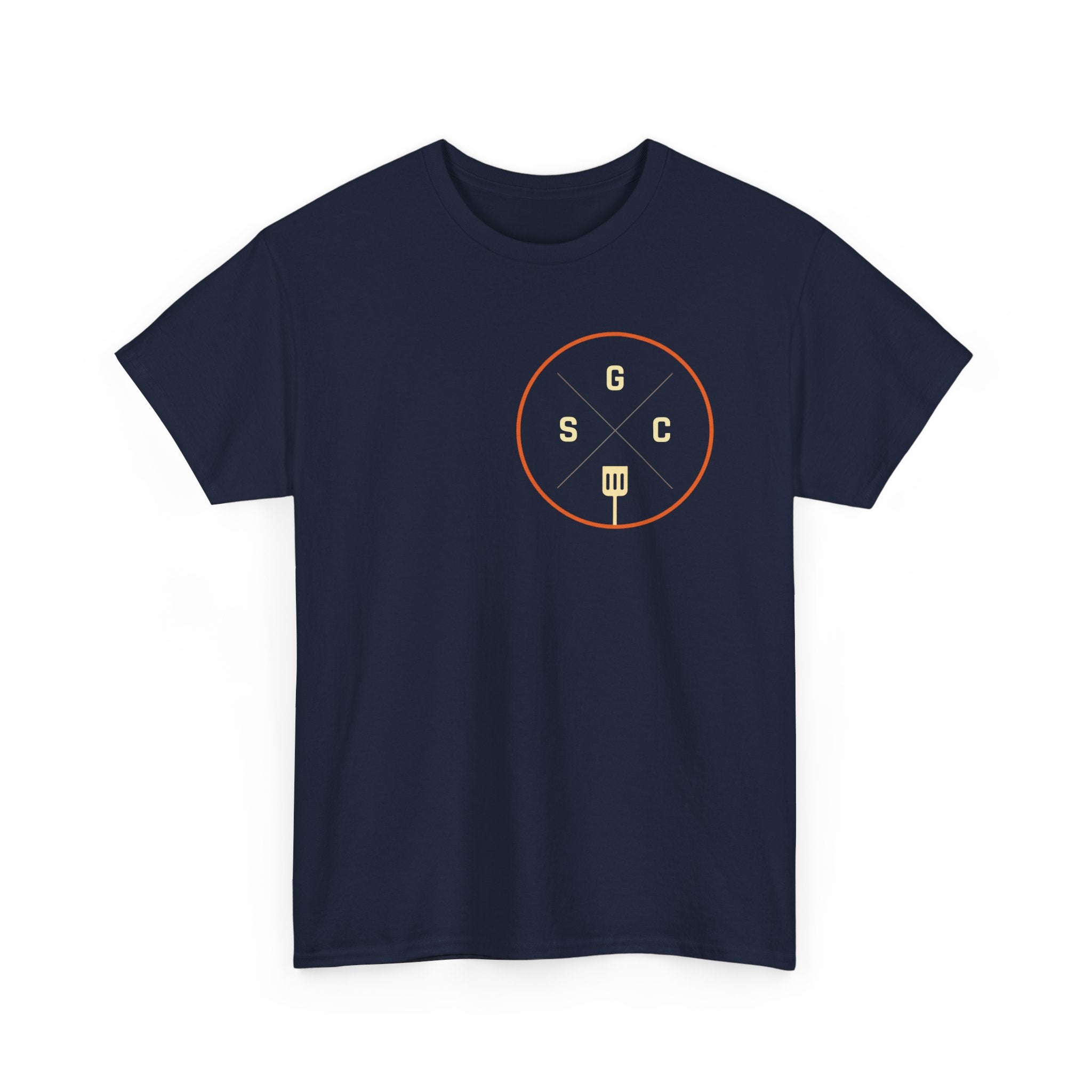 Sunday Griddle Co. Heavy Cotton Tee — Flat Top Grill Shirt | BBQ T-Shirt for Men